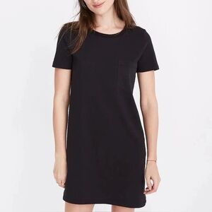 Madewell Black T-Shirt Dress